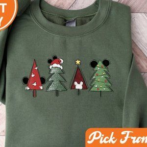 Disney Christmas Trees Sweatshirt